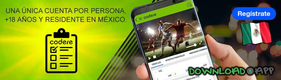 Registrarse en Codere México es muy sencillo y fácil: ingresa todos tus datos, deposita dinero en tu cuenta y que comience el juego.