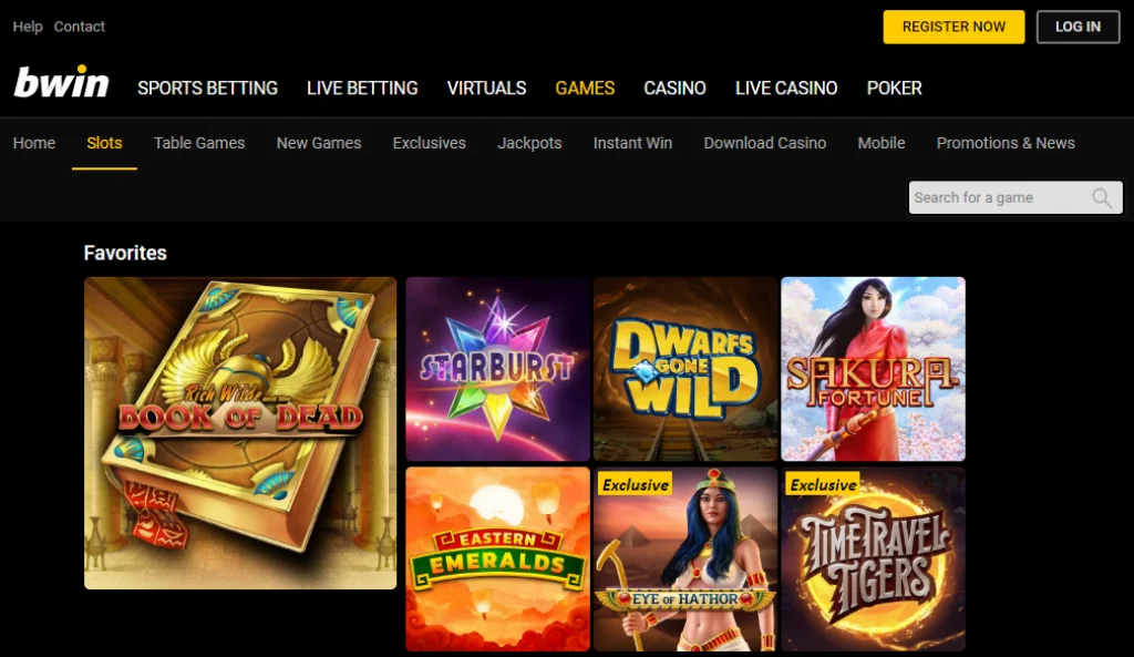 bwin slots