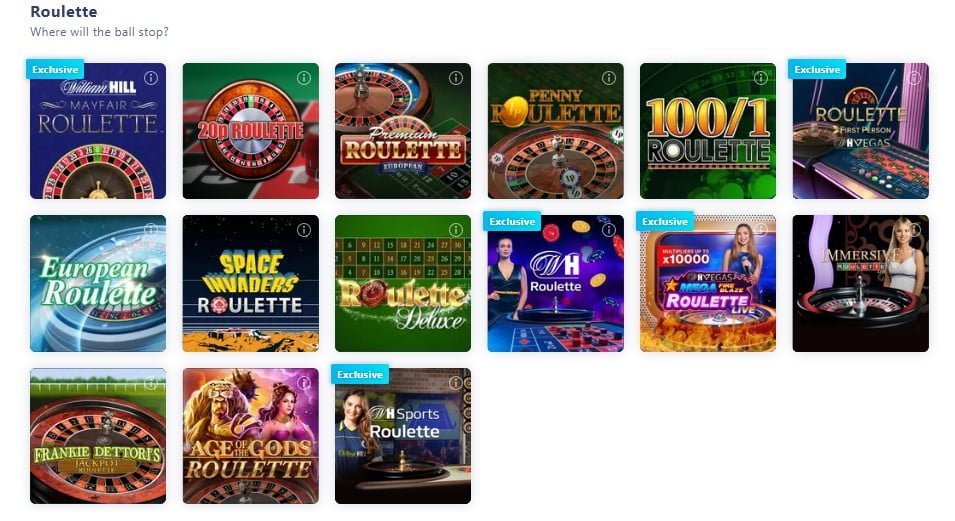 william hill bono ruleta