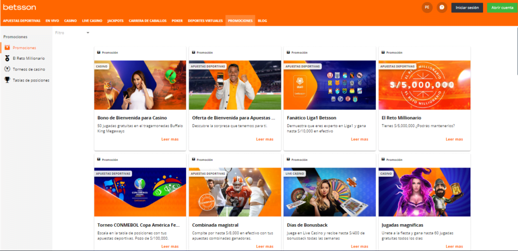 Betsson peru