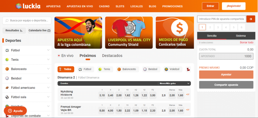 luckia como ingresar dinero