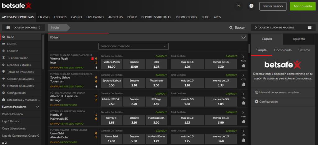 betsafe bono apuestas