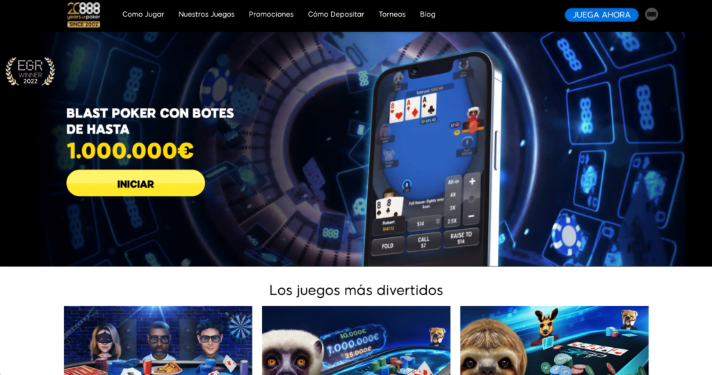 registro en la casa 888poker