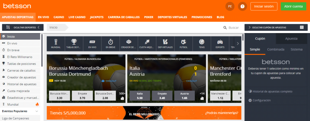 betsson bono de apuestas