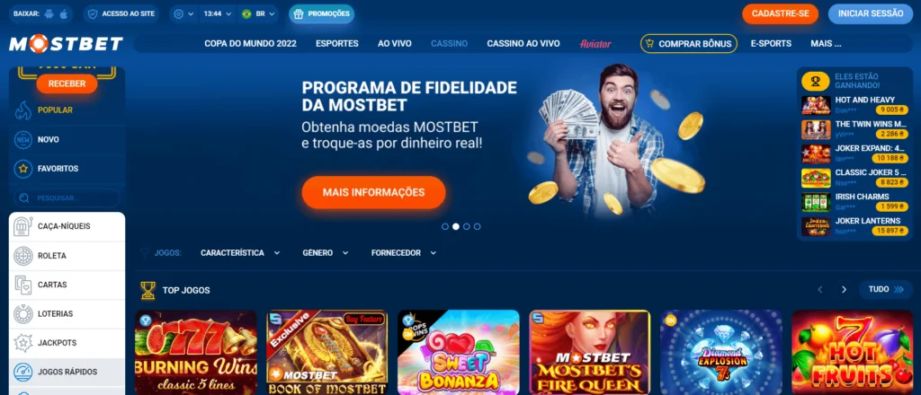 mostbet apostas