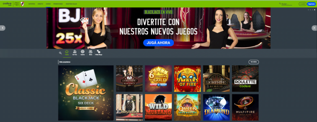 codere como depositar