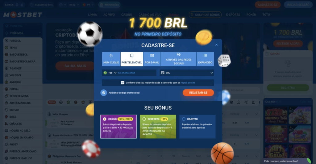 mostbet bônus grátis