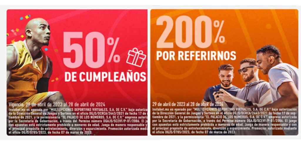 instabet bonos méxico