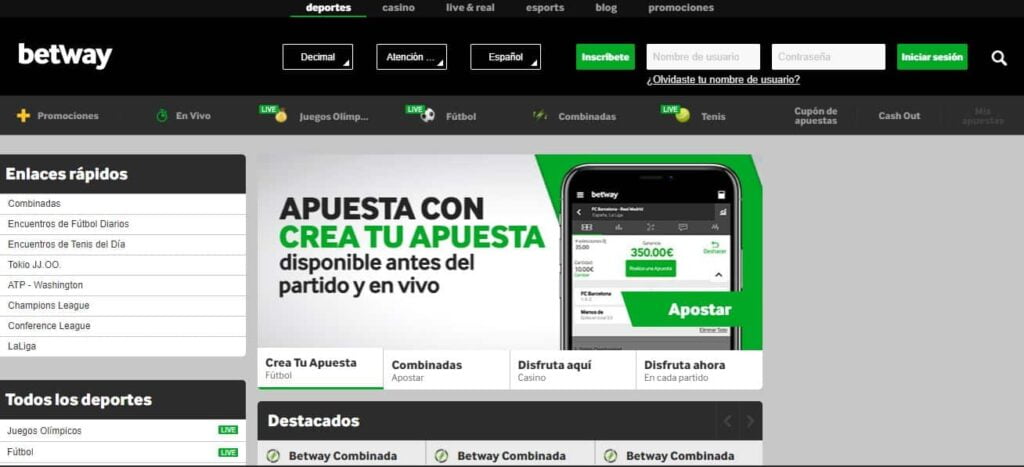 betway oferta bolivia