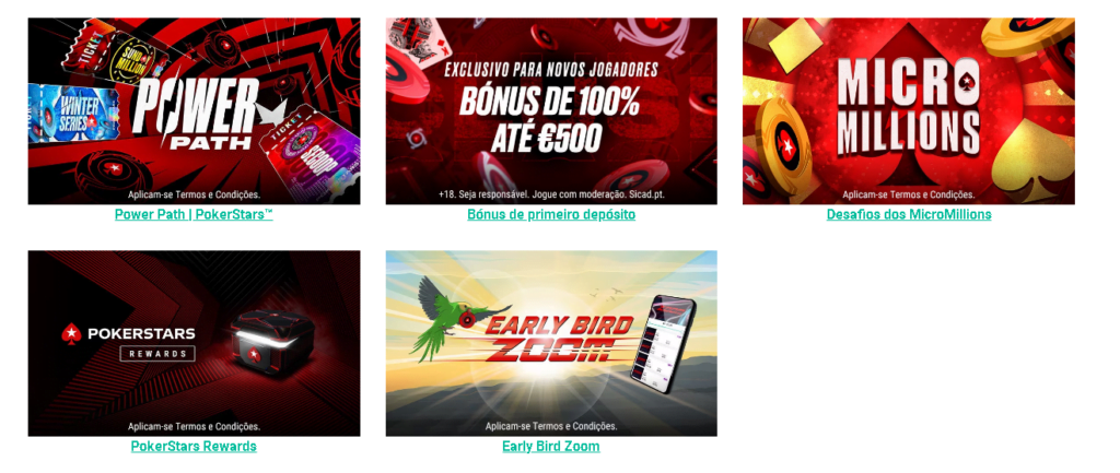 pokerstars bónus portugal