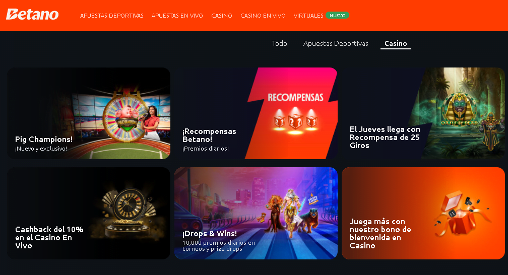 betano ofertas chile