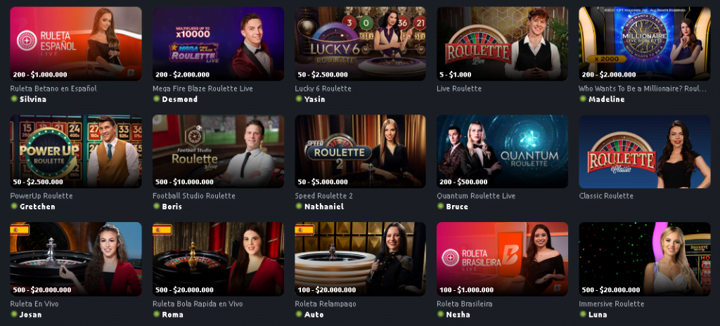 betano ruleta en vivo