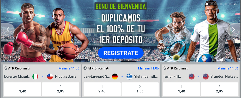 codere bono apuestas tenis