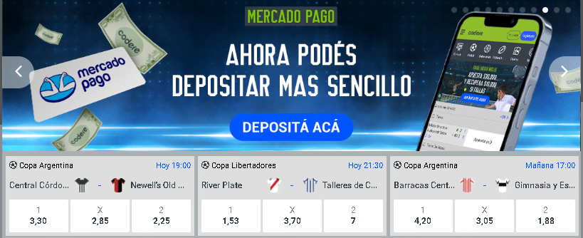 codere mercado pago