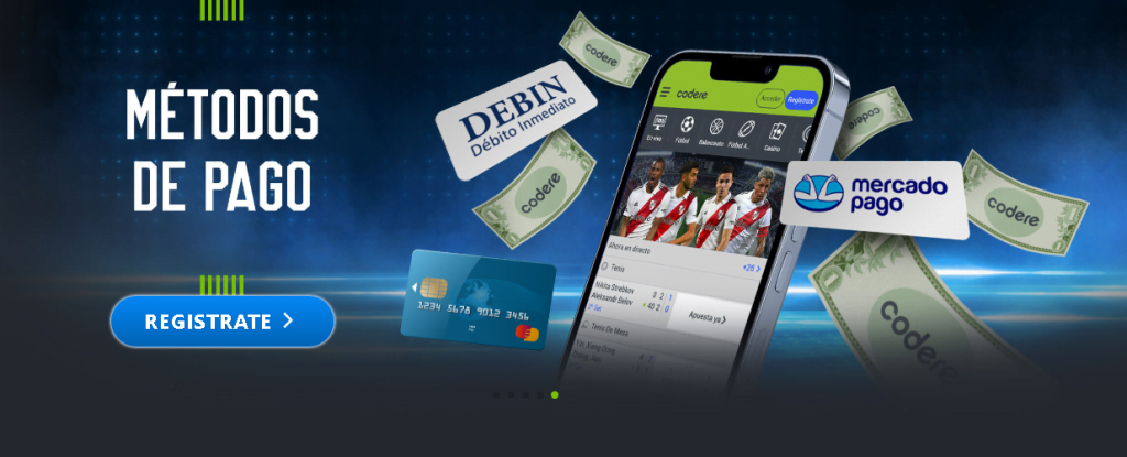 codere métodos de pago argentina