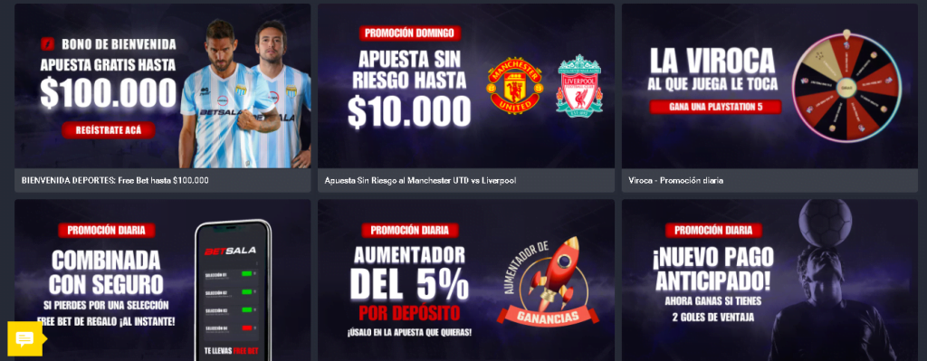 betsala oferta deportes