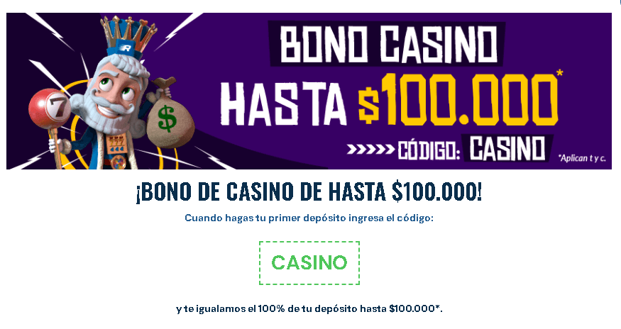 rushbet bono casino en vivo