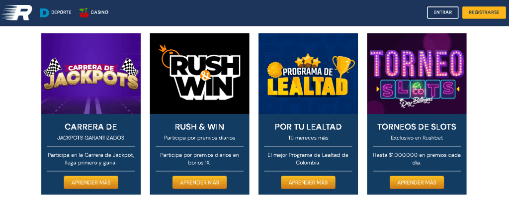 rushbet casino en vivo