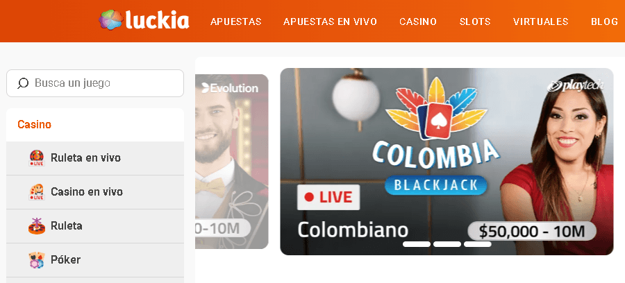 luckia como descargar app