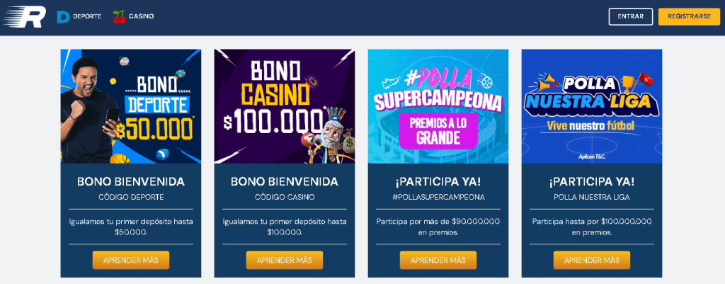 rushbet códigos promocionales
