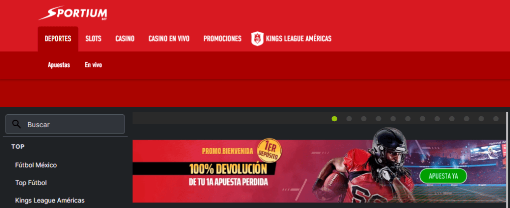 sportiumbet bono futbol