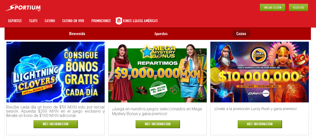 sportiumbet ofertas de casino