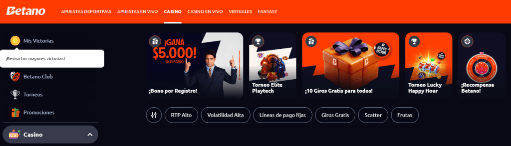 betano casino en vivo